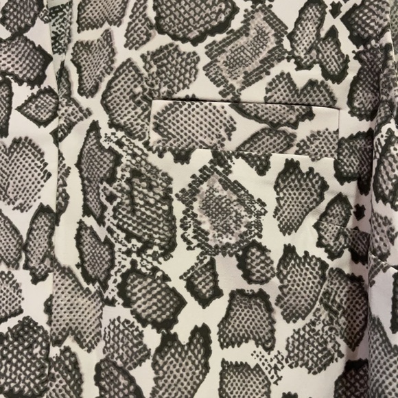 🐍 JNY Women's Snakeskin Grey Midi Dress | NWT - Picture 6 of 9